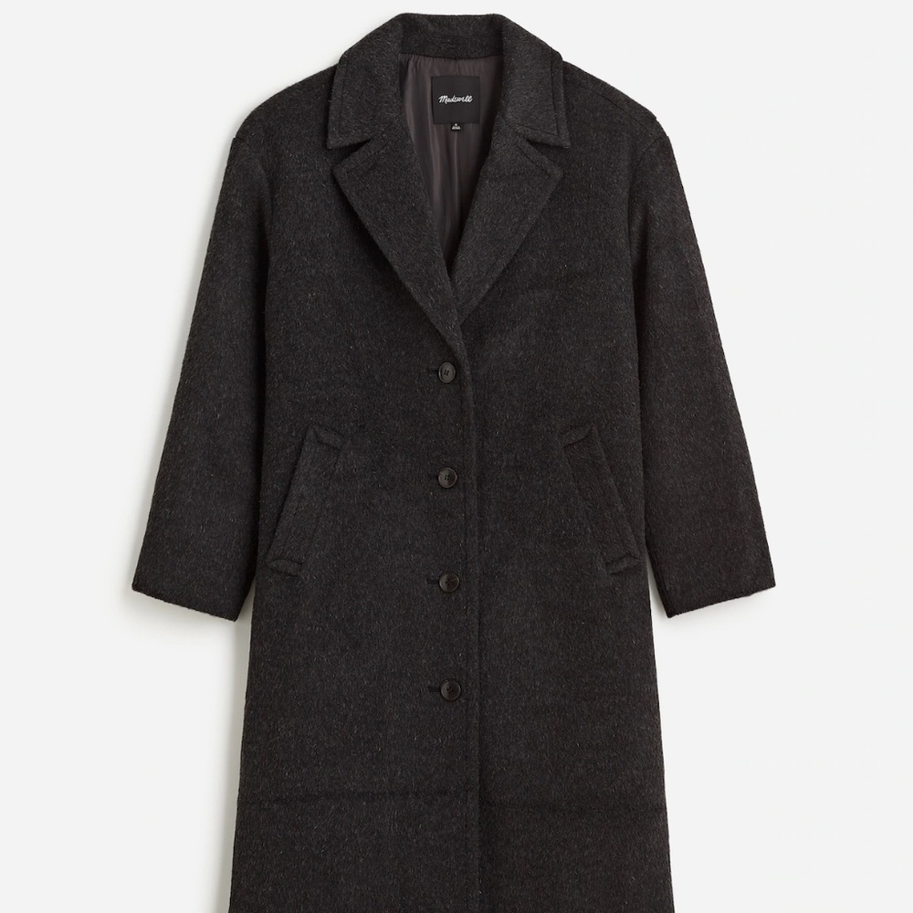 Madewell 🩶 Beautiful CHARCOAL Grey Women's Winter Coat 🤩 - Picture 6 of 13